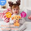 imageHopearl Talking Elephant Repeats What You Say Nodding Electric Interactive Animated Toy Speaking Plush Buddy Gift for Toddlers Grey 8Puppy
