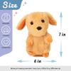 imageHopearl Talking Elephant Repeats What You Say Nodding Electric Interactive Animated Toy Speaking Plush Buddy Gift for Toddlers Grey 8Puppy