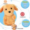 imageHopearl Talking Elephant Repeats What You Say Nodding Electric Interactive Animated Toy Speaking Plush Buddy Gift for Toddlers Grey 8Puppy