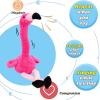 imageHopearl Talking Flamingo Repeats What You Say Twisting Electric Interactive Animated Toy Speaking Plush Buddy Gift for Toddlers Birthday Festival Holiday Pink13