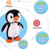 imageHopearl Talking Singing Donkey Repeats What You Say Walking Electric Interactive Animated Toy Speaking Plush Buddy Gifts for Toddlers 8Penguin