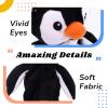 imageHopearl Talking Singing Donkey Repeats What You Say Walking Electric Interactive Animated Toy Speaking Plush Buddy Gifts for Toddlers 8Penguin