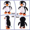 imageHopearl Talking Singing Donkey Repeats What You Say Walking Electric Interactive Animated Toy Speaking Plush Buddy Gifts for Toddlers 8Penguin
