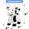 imageHopearl Walking Husky Interactive Electronic Pet Musical Dog Toy Remote Control Leash Animated Puppy Singing Barking Wagging Tail Touch Recognition Gifts for Toddlers Birthday Gray 9Cow