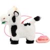 imageHopearl Walking Husky Interactive Electronic Pet Musical Dog Toy Remote Control Leash Animated Puppy Singing Barking Wagging Tail Touch Recognition Gifts for Toddlers Birthday Gray 9Cow