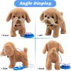 imageHopearl Walking Husky Interactive Electronic Pet Musical Dog Toy Remote Control Leash Animated Puppy Singing Barking Wagging Tail Touch Recognition Gifts for Toddlers Birthday Gray 9Beard Dog