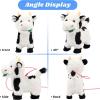 imageHopearl Walking Husky Interactive Electronic Pet Musical Dog Toy Remote Control Leash Animated Puppy Singing Barking Wagging Tail Touch Recognition Gifts for Toddlers Birthday Gray 9Cow