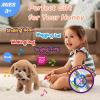 imageHopearl Walking Husky Interactive Electronic Pet Musical Dog Toy Remote Control Leash Animated Puppy Singing Barking Wagging Tail Touch Recognition Gifts for Toddlers Birthday Gray 9Beard Dog