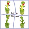 imageHopearl Glowing Dancing Dinosaur Toy Repeats What You Say Talking TRex Toy Wriggle Singing Mimicking Twisting Light Up Interactive Animated Toy Speaking Plush Gift for Kids Green 13