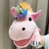 imageHopearl Plush Bird Hand Puppet with Open Movable Mouth for Imaginative Play Role Play Interactive Toy for Storytelling Teaching Puppet Theater Gifts for Kids Boys Girls Blue 16Unicorn Pink 1