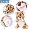 imageHopearl Plush Bird Hand Puppet with Open Movable Mouth for Imaginative Play Role Play Interactive Toy for Storytelling Teaching Puppet Theater Gifts for Kids Boys Girls Blue 16Cheetah