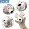 imageHopearl Plush Bird Hand Puppet with Open Movable Mouth for Imaginative Play Role Play Interactive Toy for Storytelling Teaching Puppet Theater Gifts for Kids Boys Girls Blue 1611 Mouse