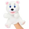 imageHopearl Plush Bird Hand Puppet with Open Movable Mouth for Imaginative Play Role Play Interactive Toy for Storytelling Teaching Puppet Theater Gifts for Kids Boys Girls Blue 16White Bear