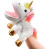 imageHopearl Plush Bird Hand Puppet with Open Movable Mouth for Imaginative Play Role Play Interactive Toy for Storytelling Teaching Puppet Theater Gifts for Kids Boys Girls Blue 16Unicorn White