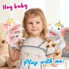 imageHopearl Plush Bird Hand Puppet with Open Movable Mouth for Imaginative Play Role Play Interactive Toy for Storytelling Teaching Puppet Theater Gifts for Kids Boys Girls Blue 16Unicorn Pink 1