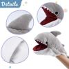 imageHopearl Plush Bird Hand Puppet with Open Movable Mouth for Imaginative Play Role Play Interactive Toy for Storytelling Teaching Puppet Theater Gifts for Kids Boys Girls Blue 16Shark