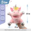 imageHopearl Plush Bird Hand Puppet with Open Movable Mouth for Imaginative Play Role Play Interactive Toy for Storytelling Teaching Puppet Theater Gifts for Kids Boys Girls Blue 16Unicorn Pink 1