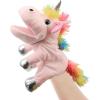 imageHopearl Plush Bird Hand Puppet with Open Movable Mouth for Imaginative Play Role Play Interactive Toy for Storytelling Teaching Puppet Theater Gifts for Kids Boys Girls Blue 16Unicorn Pink
