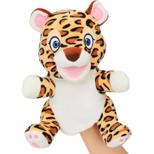imageHopearl Plush Bird Hand Puppet with Open Movable Mouth for Imaginative Play Role Play Interactive Toy for Storytelling Teaching Puppet Theater Gifts for Kids Boys Girls Blue 16Cheetah