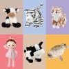 imageHopearl Adorable Christmas Plush Cow Toy Floppy Dairy Cattle Soft Stuffed Animal Cute Xmas Gifts for Boys Girls Kids Toddlers Light Brown 9Black and White