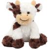 imageHopearl Adorable Christmas Plush Cow Toy Floppy Dairy Cattle Soft Stuffed Animal Cute Xmas Gifts for Boys Girls Kids Toddlers Light Brown 9Brown
