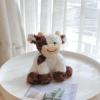 imageHopearl Adorable Christmas Plush Cow Toy Floppy Dairy Cattle Soft Stuffed Animal Cute Xmas Gifts for Boys Girls Kids Toddlers Light Brown 9Brown