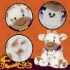 imageHopearl Adorable Christmas Plush Cow Toy Floppy Dairy Cattle Soft Stuffed Animal Cute Xmas Gifts for Boys Girls Kids Toddlers Light Brown 9Halloween Light Brown