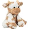 imageHopearl Adorable Christmas Plush Cow Toy Floppy Dairy Cattle Soft Stuffed Animal Cute Xmas Gifts for Boys Girls Kids Toddlers Light Brown 9Light Brown