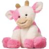 imageHopearl Adorable Christmas Plush Cow Toy Floppy Dairy Cattle Soft Stuffed Animal Cute Xmas Gifts for Boys Girls Kids Toddlers Light Brown 9Pink