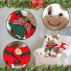 imageHopearl Adorable Christmas Plush Cow Toy Floppy Dairy Cattle Soft Stuffed Animal Cute Xmas Gifts for Boys Girls Kids Toddlers Light Brown 9Xmas Light Brown