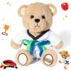 imageHopearl Taekwondo Bear Karate Stuffed Animal Toy with Detachable Taekwondo Uniform and 6 Alternative Color Belts 110th Gup Plush Toy Gifts for Kids Taekwondo Lovers Boys Girls 10Taekwondo Bear