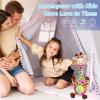 imageHopearl Glowing Dancing Giraffe Toy Repeats What You Say Talking Toy Wriggle Singing Mimicking Twisting Electric Light Up Interactive Animated Speaking Gift for Kids Brown 13