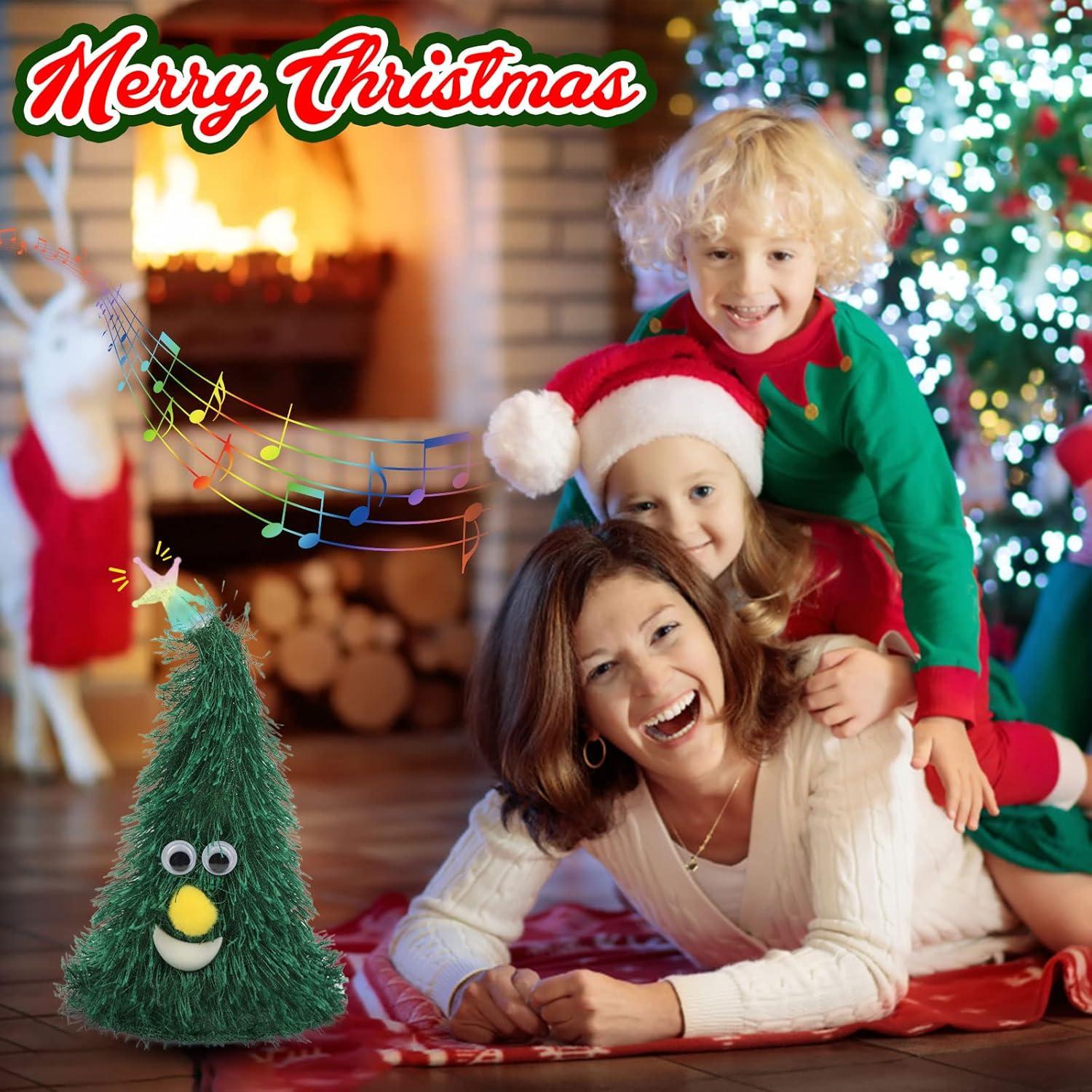 imageHopearl Singing Dancing Christmas Tree Twinkling Star Rockin Electric Interactive Animated Toy Plush Buddy Gift for Toddlers 7