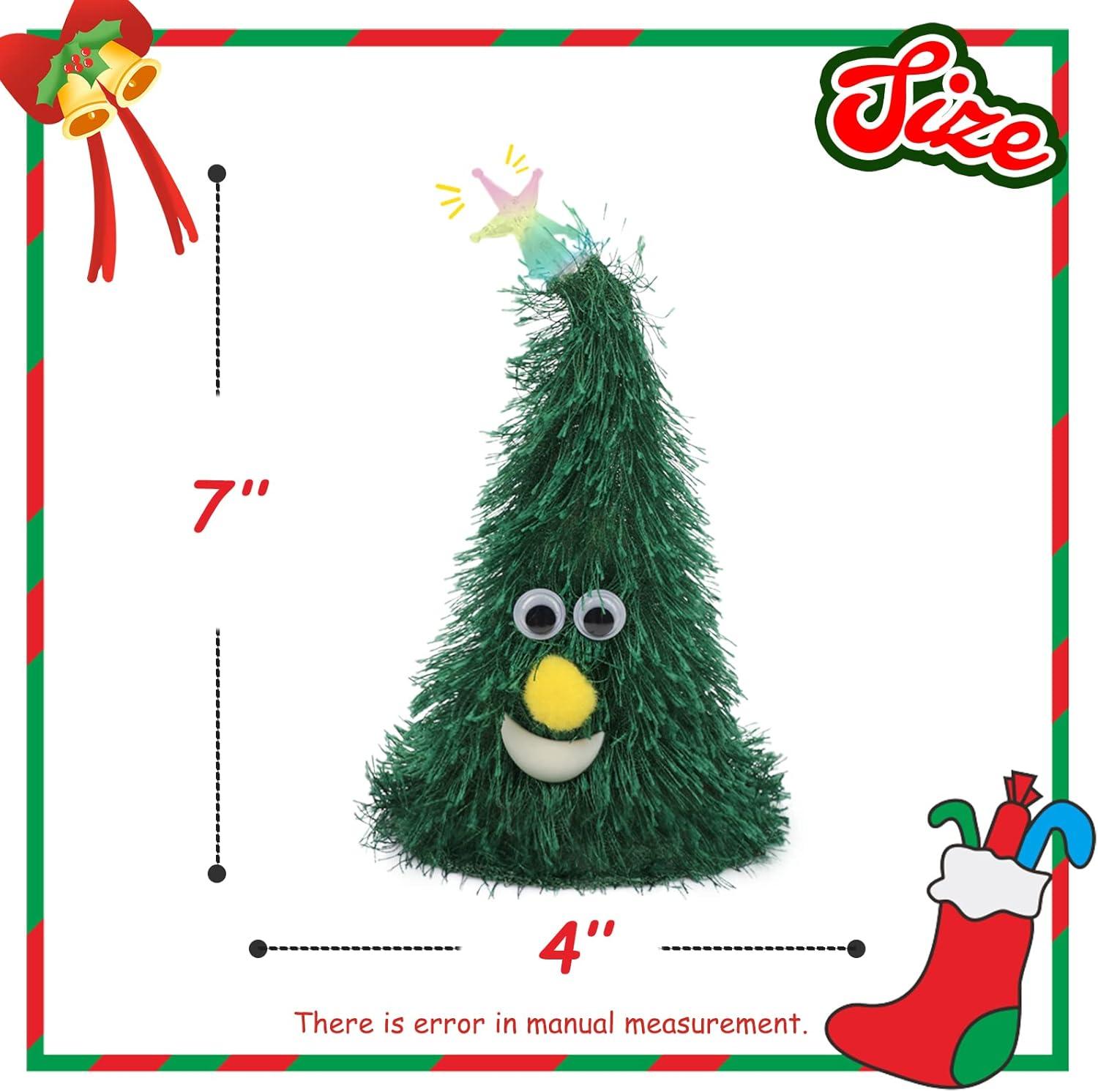 imageHopearl Singing Dancing Christmas Tree Twinkling Star Rockin Electric Interactive Animated Toy Plush Buddy Gift for Toddlers 7