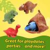 imageHopearl Dinosaur Plush Volcano House with 4 Baby Dino Stuffed Animals Storage Bag Playset Toy Plush Toy Set Gifts for Kids Boys ampamp Girls Ages 3 11