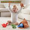 imageHopearl Dinosaur Plush Volcano House with 4 Baby Dino Stuffed Animals Storage Bag Playset Toy Plush Toy Set Gifts for Kids Boys ampamp Girls Ages 3 11