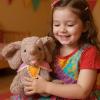 image:imageHopearl Adorable Plush Calf Elephant Toy with Colorful Knitted Bib Floppy Elephish Ultra Xmas Soft Stuffed Animal for Boys Girls Kids Toddlers Gray 9