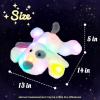 image:imageHopearl LED Musical Stuffed Puppy Lighting Up Singing Plush Dog Adjustable Volume Lullaby Animated Soothe Birthday Festival for Kids Toddler Girls White 14White PuppyLED no music