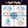 image:imageHopearl LED Musical Stuffed Puppy Lighting Up Singing Plush Dog Adjustable Volume Lullaby Animated Soothe Birthday Festival for Kids Toddler Girls White 14Rainbow DogLED no music
