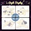image:imageHopearl LED Musical Stuffed Puppy Lighting Up Singing Plush Dog Adjustable Volume Lullaby Animated Soothe Birthday Festival for Kids Toddler Girls White 14White PuppyLED  Music