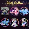 image:imageHopearl LED Musical Stuffed Puppy Lighting Up Singing Plush Dog Adjustable Volume Lullaby Animated Soothe Birthday Festival for Kids Toddler Girls White 14Blue PuppyLED  Music