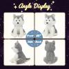 image:imageHopearl LED Musical Stuffed Puppy Lighting Up Singing Plush Dog Adjustable Volume Lullaby Animated Soothe Birthday Festival for Kids Toddler Girls White 14HuskyLED no music