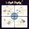 image:imageHopearl LED Musical Stuffed Puppy Lighting Up Singing Plush Dog Adjustable Volume Lullaby Animated Soothe Birthday Festival for Kids Toddler Girls White 14White PuppyLED no music