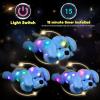 image:imageHopearl LED Musical Stuffed Puppy Lighting Up Singing Plush Dog Adjustable Volume Lullaby Animated Soothe Birthday Festival for Kids Toddler Girls White 14Blue PuppyLED no music