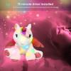 image:imageHopearl LED Plush Unicorn Lighting Up Stuffed Animal Floppy Night Lights Glow in The Dark Birthday Festival for Kids Toddler Girls Pink 16Unicorn with WingLED no music