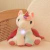 image:imageHopearl LED Plush Unicorn Lighting Up Stuffed Animal Floppy Night Lights Glow in The Dark Birthday Festival for Kids Toddler Girls Pink 16Unicorn with WingLED no music
