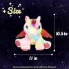 image:imageHopearl LED Plush Unicorn Lighting Up Stuffed Animal Floppy Night Lights Glow in The Dark Birthday Festival for Kids Toddler Girls Pink 16Unicorn with WingLED no music