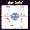 image:imageHopearl LED Plush Unicorn Lighting Up Stuffed Animal Floppy Night Lights Glow in The Dark Birthday Festival for Kids Toddler Girls Pink 16White UnicornLED no music1