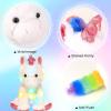 image:imageHopearl LED Plush Unicorn Lighting Up Stuffed Animal Floppy Night Lights Glow in The Dark Birthday Festival for Kids Toddler Girls Pink 16White UnicornLED no music1