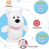 image:imageHopearl Talking Singing Cow with Red Bib Repeats What You Say Walking Dairy Cattle Electric Interactive Animated Toy Speaking Plush Buddy Gifts for Toddlers 9Westie
